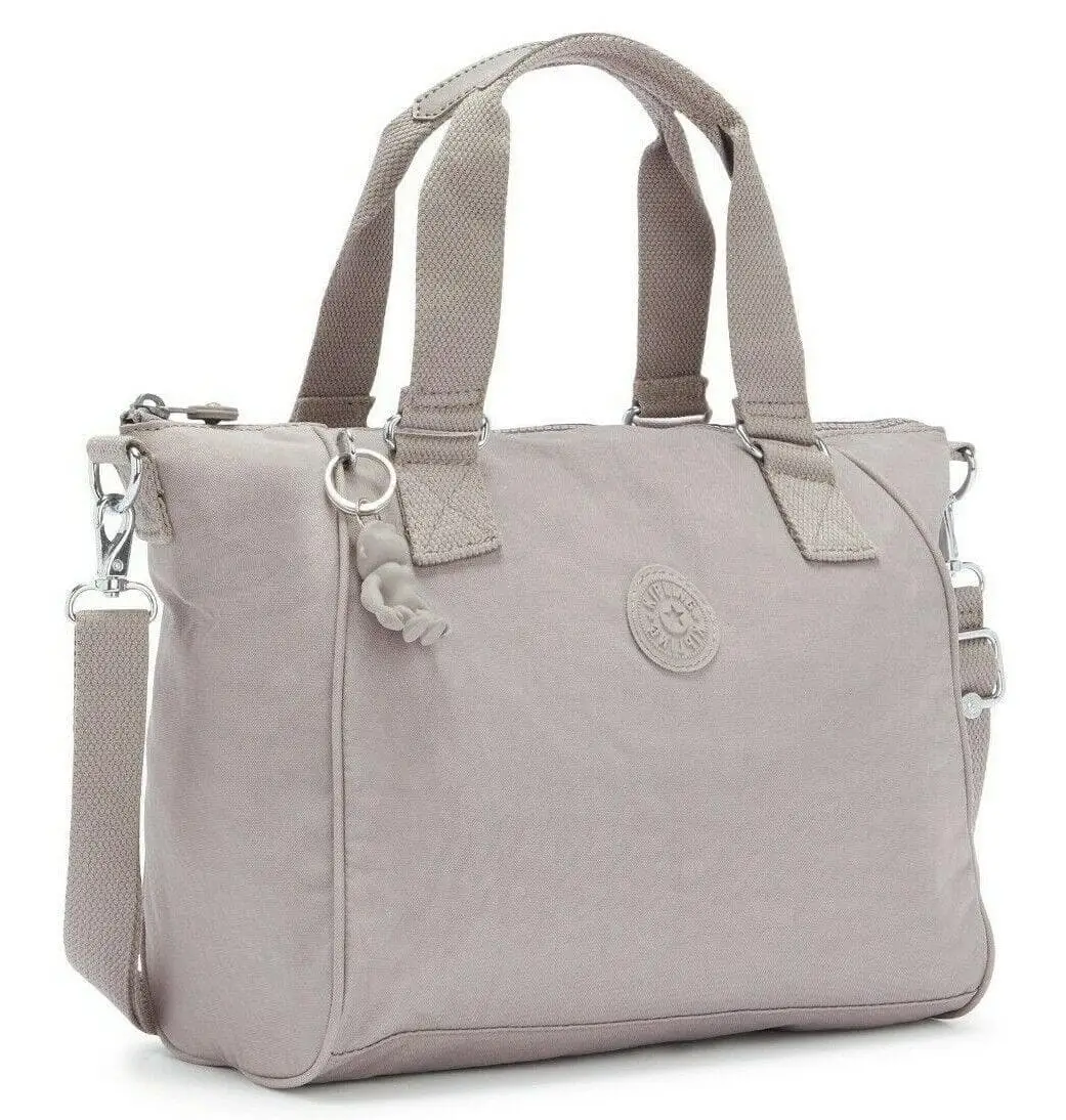 Женская сумка Kipling K1537189L Amiel Medium Handbag Grey Gris