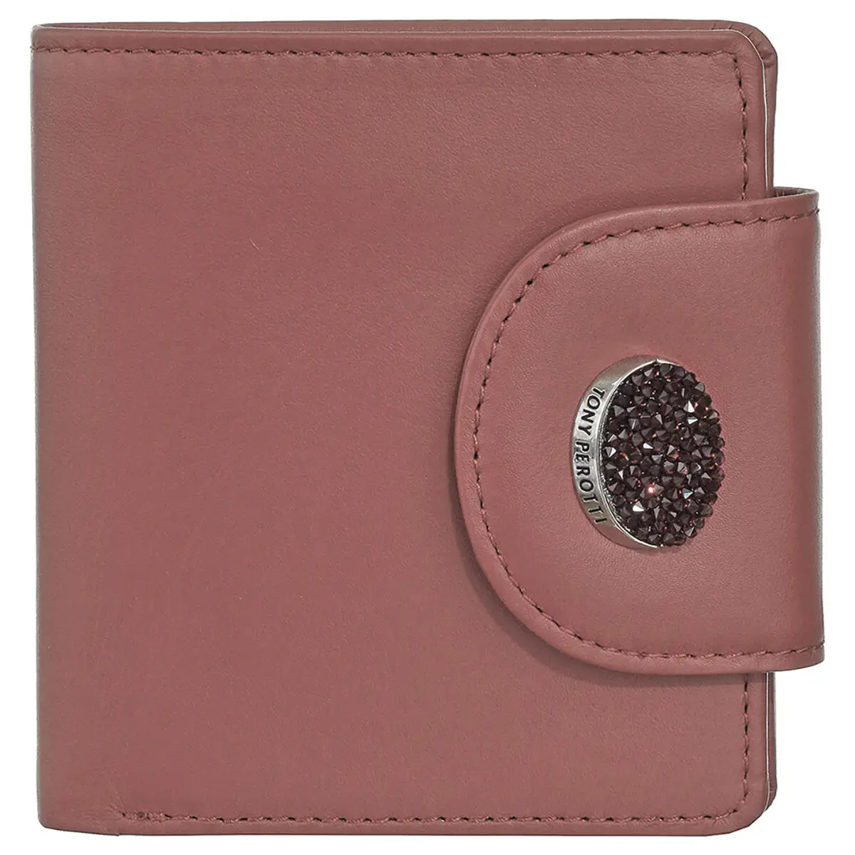 Компактный кошелёк с кристаллами Сваровски Tony Perotti 903416 Swarovski Wallet