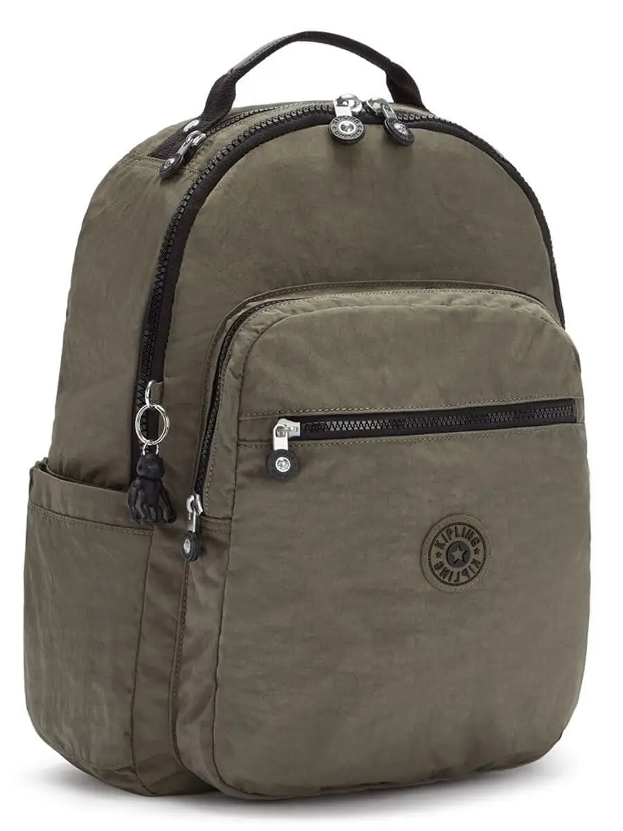 Рюкзак для ноутбука Kipling KI521088D Seoul Large Backpack 15″ Green Moss
