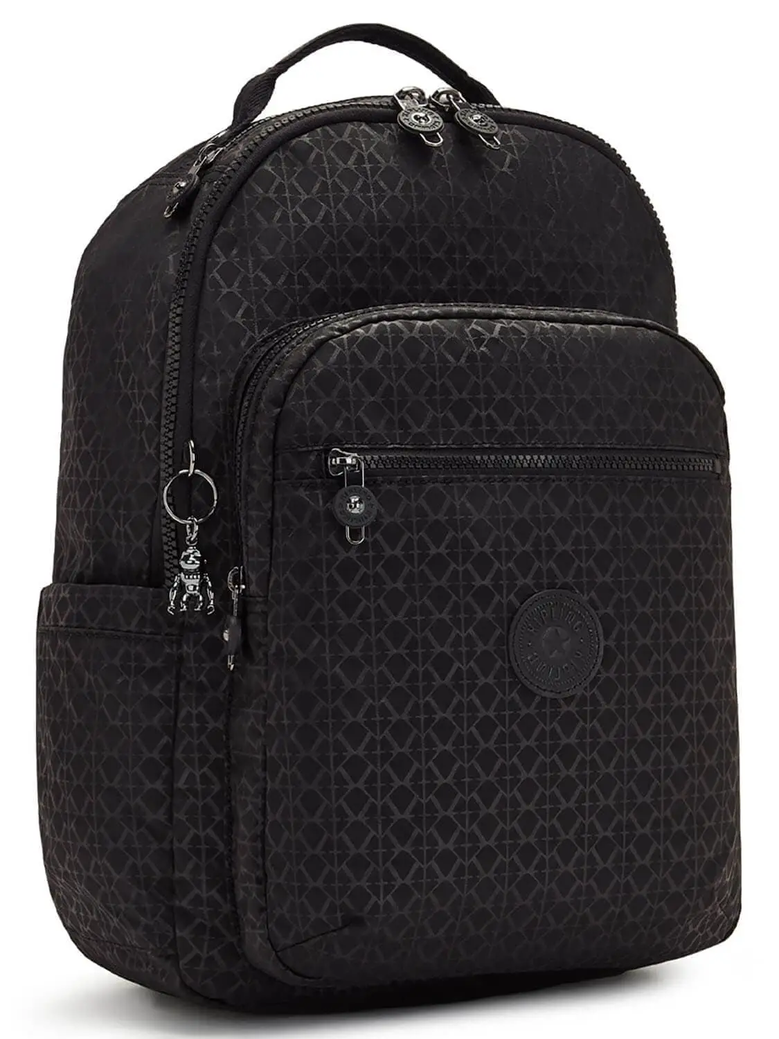 Женский рюкзак для ноутбука Kipling KI4034K59 Seoul Large Backpack 15″ Signature Emb