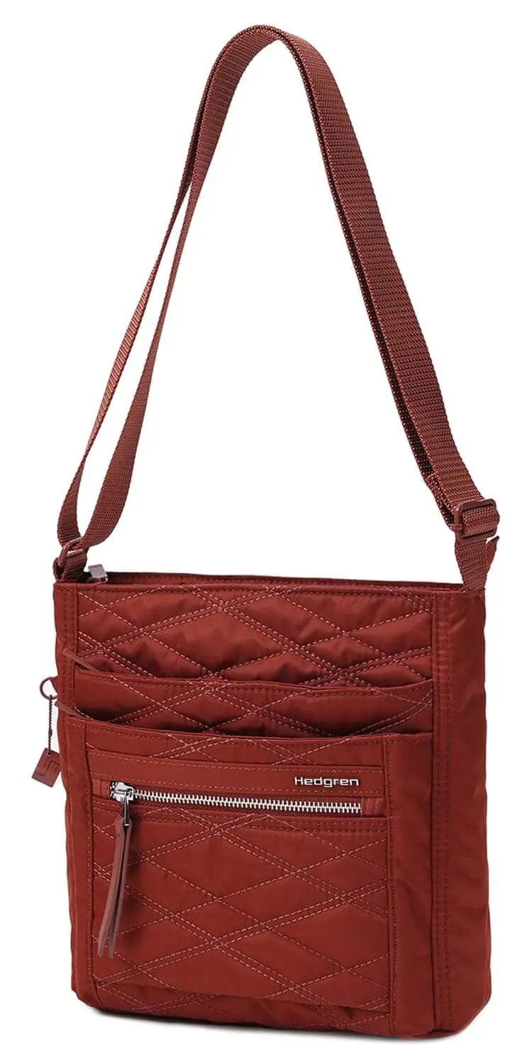 Женская стеганая сумка через плечо Hedgren HIC370 Inner City Orva Quilted Crossbody RFID