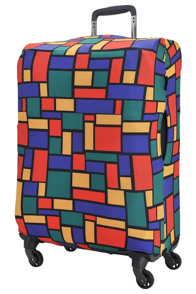 Чехол на маленький чемодан Eberhart EBH347-S Rectangles Suitcase Cover S