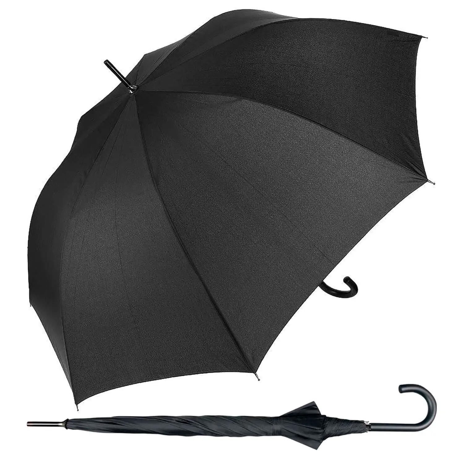 Зонт-трость автоматический для двоих Doppler 71666 Fiber Golf Blackstar купол 131 см