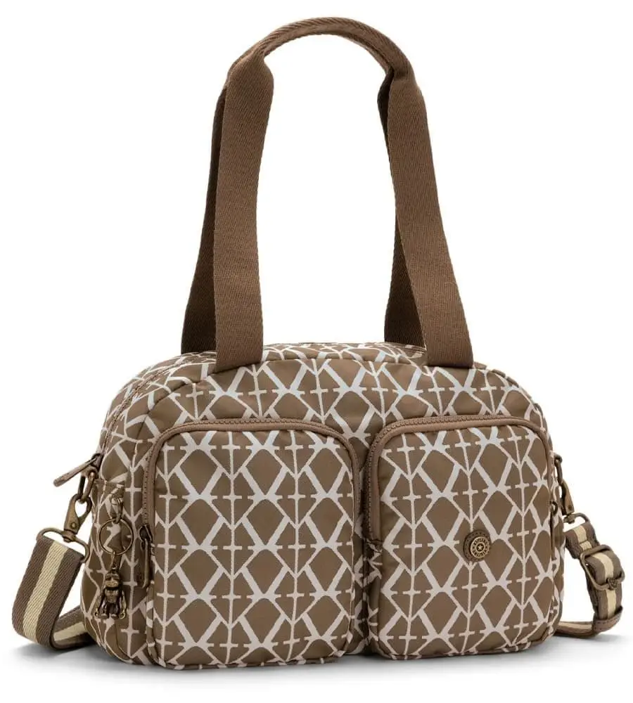 Женская сумка Kipling KI6454L57 Cool Defea Medium Shoulder bag Signature Brown